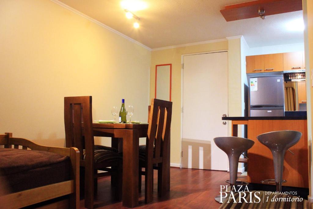 Apartament Plaza Paris Amistar Santiago de Chile Pokój zdjęcie