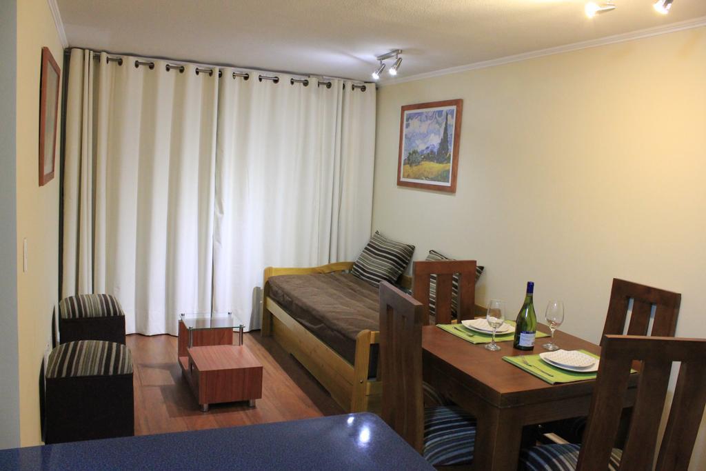 Apartament Plaza Paris Amistar Santiago de Chile Zewnętrze zdjęcie